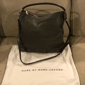 MARC by Marc Jacobs large dark gray shoulder bag